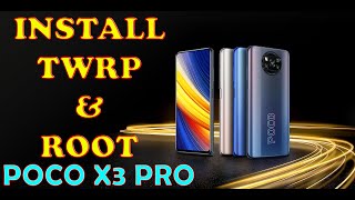 😲🔥 POCO X3 PRO 🔥😲  How To Install Pitch black TWRP amp Root With Magisk Easiest Step By Step Guide [upl. by Yrruc]