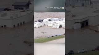 People trapped on Tennessee hospital roof as floods from Helene surround them [upl. by Nythsa]