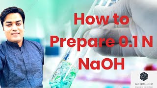 How to prepare 01 N NaOH solution [upl. by Dlorej]