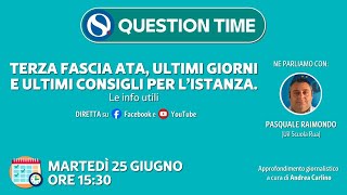 Terza fascia ATA ultimi giorni e ultimi consigli per l’istanza Le info utili [upl. by Htidirrem412]