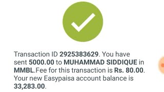 How To Send Money easypaisa to jazzcash and Mobicash Account [upl. by Philis]