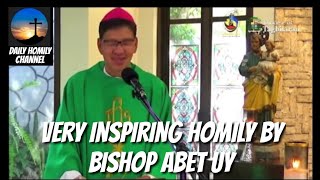 Bishop Abet Uy thursday homily homilyhomiliadailyhomilychristinspirationalcatholic [upl. by Reema]