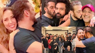 Salman Khan And Iulia Vantur Cozy Moments Get Captured From Her Birthday Bash  Mika Himesh Sajid [upl. by Veejar]