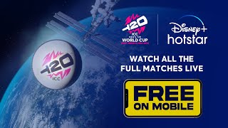 ICC Mens T20 World Cup 24  Free on Mobile  Cricket  1st June  DisneyPlus Hotstar [upl. by Hekking]