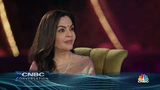 An Exclusive Interview of Mrs Nita M Ambani with CNBC International [upl. by Ahseikan]