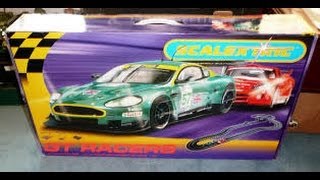 Scalextric Set Review GT Racers Second Hand [upl. by Fianna]