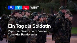 SO arbeiten Soldaten ReporterEinsatz beim SenneCamp der Bundeswehr  RTL WEST 18102024 [upl. by Hebrew]