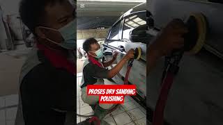 Proses Dry Sanding Poles Mobil Polishing mesin dry Sandingbodyrepair compounding amplas [upl. by Balling329]