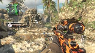 BO2 709 on Cove sniper gameplay no commentary with 2 CLIPS [upl. by Zaremski]