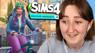 sending my sims to university pt 1 Streamed 91424 [upl. by Aivataj]