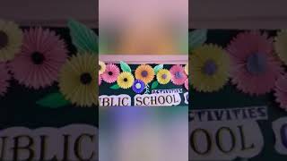 Notice Board decoration  school notice Board decoration ideas  crafts  crafts ideas for school [upl. by Eiba]