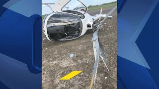 Police Helicopter crashes at McMinnville airport no reported injuries [upl. by Anevad767]