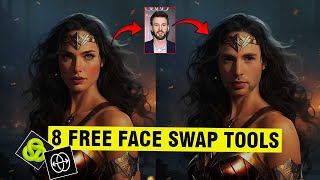 8 Free FACE SWAP AI Tools You Wont Believe Exist  Crazy DeepFake AI Tools [upl. by Ahsykal]