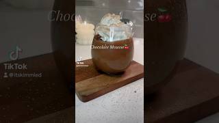 Chocolate Mousse🍒4 Ingredients❤️ [upl. by Ahswat763]