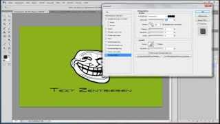 Photoshop CS 6  Texte amp Bilder zentrieren  Tutorial  German  HD [upl. by Nnaecarg]