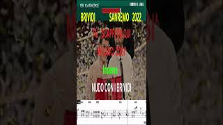 BRIVIDI Mahmood  Blanco Karaoke SANREMO 2022 [upl. by Remlap]