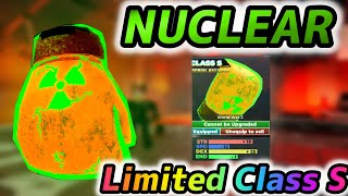 【Limited Class S】Reviewing NUCLEAR glove Roblox Boxing League [upl. by Lorin]