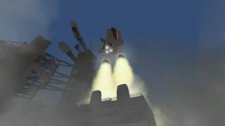 Orbiter Simulator  Space Shuttle Launch pad camera [upl. by Nahsyar]