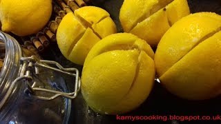 Moroccan Preserved Lemon  Citron Confit quotFait Maisonquot  By Kamys Cooking [upl. by Engelhart]