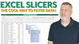 Excel Slicers  The Cool Way to Filter Data [upl. by Uund]