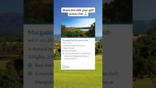 CHEAP PORTUGAL GOLF HOLIDAYS 2022  2023 [upl. by Ecienahs]