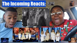 FEELS COVER HOLIDAY CELEBRATION DINAH JANE amp LEONA LEWIS CHRISTMAS MEDLEY  REACTION [upl. by Hannahs]