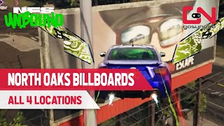 All North Oaks Billboard Locations in Need for Speed Unbound [upl. by Hendel49]