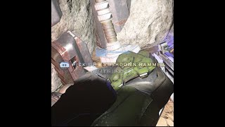 Halo Infinite Rushdown Gravity Hammer in Excavation Site Mission [upl. by Lavern944]