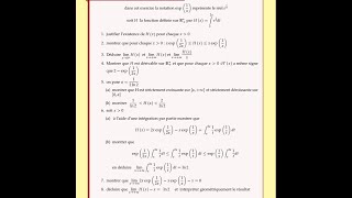 Fonction definie par integrale Exercice 2 [upl. by Eckmann]