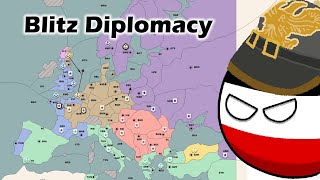 German Blitzkrieg  Blitz Diplomacy Commentary [upl. by Gniliem]