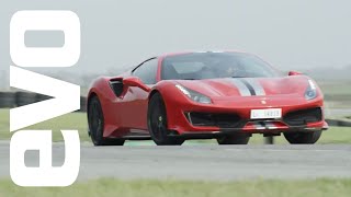 Ferrari 488 Pista  quicker than a McLaren P1  evo LEADERBOARD [upl. by Oswell]