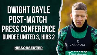 Maybe Hibs players are too nice to each other admits Dwight Gayle [upl. by Kirenoj]