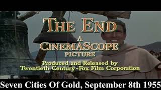 20th Century Fox Cinemascope Outros Of The 1950s 1953  1960 Part 1 1953  1957 [upl. by Bluhm]