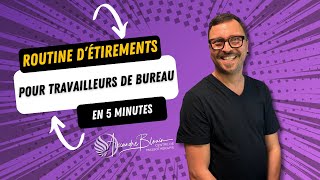 Routine détirements pour travailleurs de bureau [upl. by Vick599]