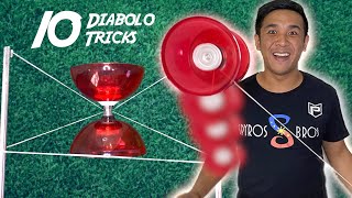 Learn 10 Diabolo Tricks in 5 Minutes Beginners  Diabolo Tutorial 1 [upl. by Aislehc]