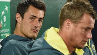 Tomic Trashes Lleyton Hewitt [upl. by Iow]