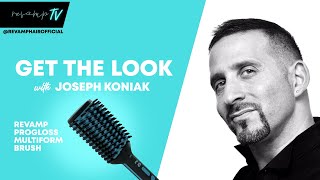 Revamp Professional  Progloss Multiform Hot Styling Brush Tutorial with Joseph Koniak [upl. by Drawyah]