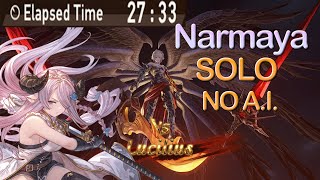 When Narmaya SOLOs  Lucilius in 2733 No AI OG Sigils  Granblue Relink [upl. by Ashjian]