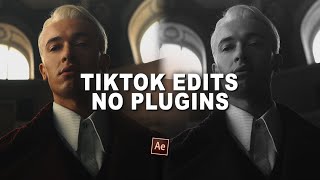 how to make tiktok edits no plugins  after effects [upl. by Undis440]