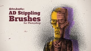 AD Stippling Brushes  Sample of use 1 [upl. by Dennet967]