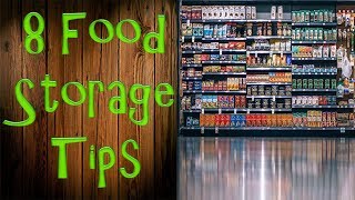 Prepper Food Storage Tips  8 Brilliant Food Storage  Wise Emergency Foods [upl. by Wing]