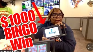 1000 Bingo Win [upl. by Oloap]