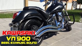 Kawasaki VN900 Awesome Exhaust Sound Stock VS Vance amp Hines VS Cobra VS Kalinski [upl. by Llerrud]