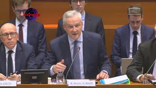 Bruno Le Maire sénerve et se fait calmer en audition [upl. by Tnomad]