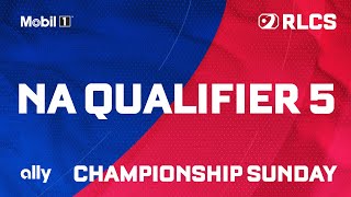 NA QUALIFIER 5  CHAMPIONSHIP SUNDAY  RLCS MAJOR 2 [upl. by Yesteb]