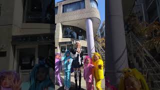 People in JAPAN reacting to a DRAG QUEEN harajuku sanriogirl cosplay harajukufashion dragqueeen [upl. by Aziaf]