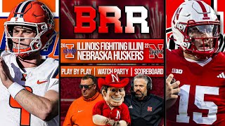 Illinois Fighting Illini vs Nebraska Cornhuskers LIVE  Scoreboard  Play By Play  Postgame [upl. by Riva]