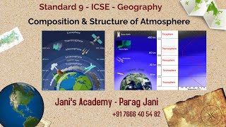 Standard  9 ICSE Geography  Composition amp Structure of Atmosphere  Janis Academy  Parag Jani [upl. by Kirimia33]