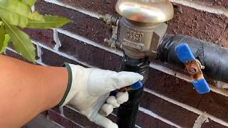 How to easily turn on an irrigation or sprinkler system after winter [upl. by Thomasina]