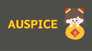 What Does AUSPICE Means  Meanings And Definitions With Example in ENGLISH [upl. by Vitkun]